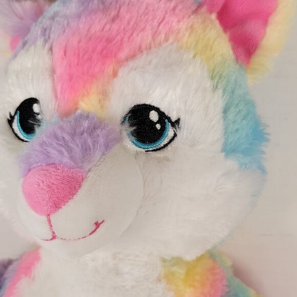 Build-A-Bear Great Wolf Lodge Rainbow Plush Cat 17" Stuffed Animal Toy 2021 - Picture 5 of 12